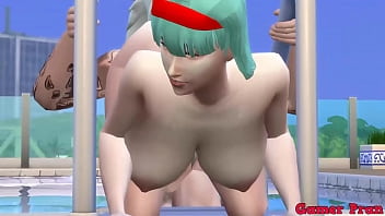 Preview 4 of Jerk Off Table - Hinata y sus amigas Cap 3 Madara fue a la piscina y se consigue a una de sus amigas masturbandose le dice que la puede ayudar dandole duro por el culo