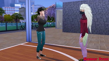 Preview 1 of Tumbliza Heantai - Hinata y sus amigas Cap 4 Madara juega con videl se reta que el que pierda se quita la prenda al fina pasa algo inerperado mucha leche sobre ella