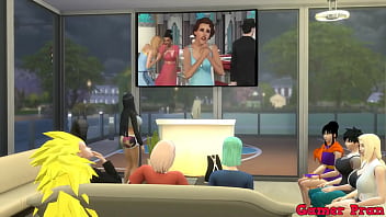 Preview 1 of Faif Moms - Hinata y sus amigas Cap 5 En una reuni&oacute_n viendo una pelicula y al final las chicas le pide a radi hacer un trio y el las complace a las dos