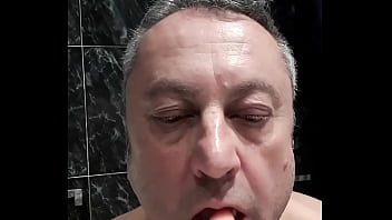 Preview 1 of Toilet Umum Piss - Dildo de dos cabezas: me lo meto por delante y por detr&aacute_s - AnzzoSan