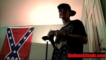 Preview 1 of Xxx Bdw Video - Ripped Straight Redneck Stud sucks his first man cock- RedneckStuds.com