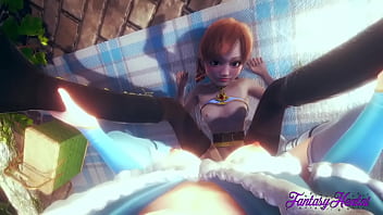 Preview 2 of Jayde Jewel Indian Babe - Frozen Hentai - Elsa &amp_ Anna fucked and fingering Threesome - Anime Manga Japanese Disnery Porn