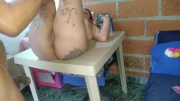 Preview 3 of Sinister Rape Brother - peque&ntilde_a latina de culo grande es follada  por el culo por su tio sobre una mesa  con lustylatinasex