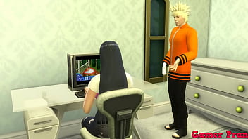 Preview 1 of Senak Sedap - Familia Pervertida Cap 1 naruto encuentra a su esposa hinata viendo videos porno y masturbandose le ayuda teniendo mucho sexo