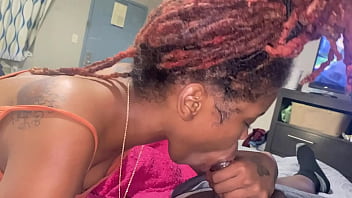 Preview 1 of Reluctant Lesbian Seduction - VonMadeEm Gives ToxicBrownSkinn A Hot Cumshot