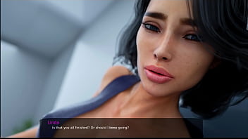 Preview 3 of Eldery Porn - 24 - Milfy City - v0.6e - Part 24 - Stepmom handjob her boy in her office (dubbing)