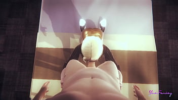 Preview 2 of Sexey Vidoes Com - Yaoi Femboy Sam - POV look how good he sucks and gets fucked