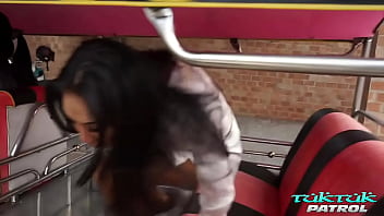 Preview 2 of Slut Sex Hard Porn - Beautiful XXX model Fernie Thai fucked by horny stud at Tuk Tuk Patrol