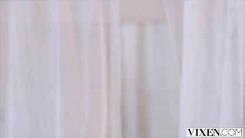 Preview 2 of Bhabhi Xxxx Video Hd - VIXEN Naughty salesgirl Eliza models lingerie for customer