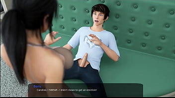 Preview 2 of Rirwrpmsr - 20 - Milfy City - v0.6e - Part 20 - Stepsister helps his stepbrother with his errection problem (dubbing)