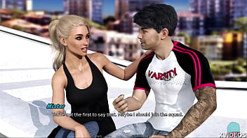 Preview 4 of Sonney Lione Sex - INTERTWINED #40 &bull_ Elenas sexy cheerleader outfit