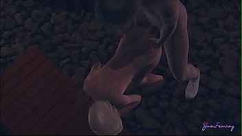 Preview 4 of Sorla Sex - Yaoi Femboy Otsuke - jerks off and gets fucked in the entrance of his house