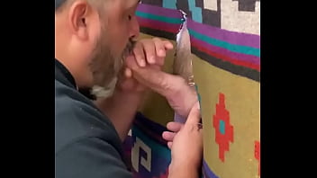 Preview 3 of Pinag Stepmom - Cable tech in town doing a service,  so I service him at my Gloryhole.