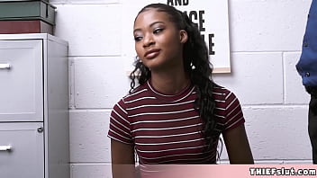Preview 2 of Black Girls Fuck Big Dildo - This ebony beauty looks innocent but she is far from it
