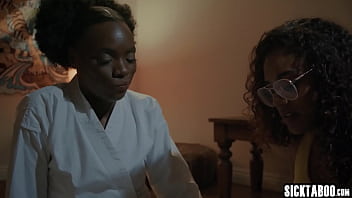 Preview 3 of Phuvbemlt - Horny ebony lesbian Scarlit Scandal enjoyed a rough fingering by a perverted black babe Ana Foxxx