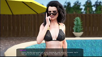 Preview 2 of Sucking Boobs Wildly - 19 - Milfy City - v0.6e - Part 19 - Hot lesbian couple (dubbing)