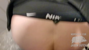 Preview 4 of Xxx Bf Gh - Slutty rugby getting fucked and filled in an alley