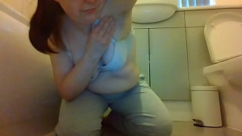 Preview 1 of Sexy Tranny Shemale Jerking - tits and pussy