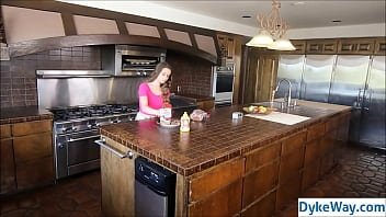 Preview 1 of My Chubby Daughter - lesbian cooking show sex