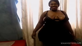 Preview 1 of American Porn Film - South African BBW webcam show