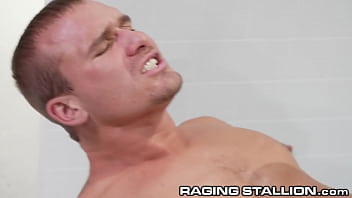 Preview 4 of The Shake - Ripped Ebony Max Konnor Quenches Teammate&#039_s Thirst With BBC - RagingStallion