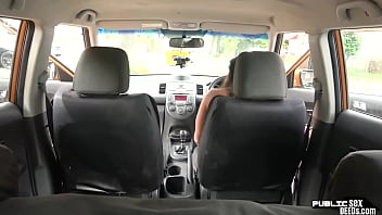 Preview 2 of Father Amd Daduae Full Xxx - Busty brit publicly rides her driving instructor