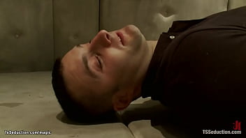 Preview 1 of Indian Xxx Porn Dans - TS cop fucks man in interrogation room