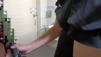 Preview 1 of Chc In - Taiwan sissy anal fuck in public toilet