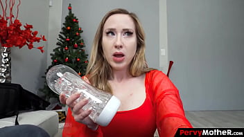 Preview 3 of Sudasudi Sex Video - PervyMother - Sweet Stepmom Extracts her Stepson&#039_s Jizz on the Couch