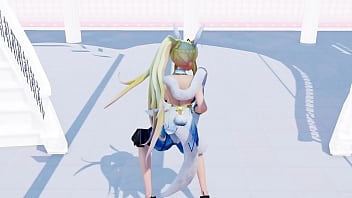 Preview 1 of Japonesas Desfloracion - 【MMD】「KIL LER B」 (by specraero)