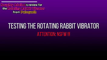 Preview 3 of Uta Friend - SPECIAL SEX TOY REVIEW - Rotating Rabbit Vibrator from Paloqueth by Naughty Adeline - NSFW Edition