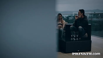 Preview 1 of Japanese Group Eating - Private.com - Perfect Body Teen Daniella Margot Has Her Anal Debut!