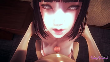 Preview 1 of Sensual Japanese Mom Remarriage - Naruto Hentai 3D - Hinata Titjob,  Blowjob &amp_ Fucked by a big Dick