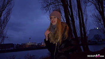 Preview 1 of Larkin Bitch - GERMAN SCOUT - ROUGH ANAL SEX FOR SKINNY GIRL NIKKI AT STREET CASTING BERLIN