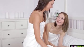Preview 1 of Fake Boobs Teaser - BrokenTeens - Double Morning Surprise