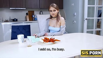 Preview 1 of Brazzers Son And Mom Xxx - SIS.PORN. Girl chooses experienced stepbro as lover because he can help with math