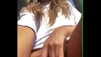 Preview 3 of Fst Time Sex Xxx - Se masturba en p&uacute_blico mientras viaja
