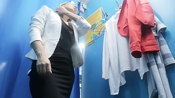 Preview 4 of Pirls Go Dorn - Dressing room. Hidden camera. Russian girl with big boobs and nipples