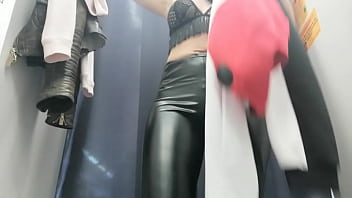 Preview 1 of Pakistani Nazia - Dressing room. Hidden camera. Russian girl with big boobs and nipples