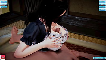 Preview 2 of Frozen Cartoon Gang Rape - Goth Catgirl Maid services her master