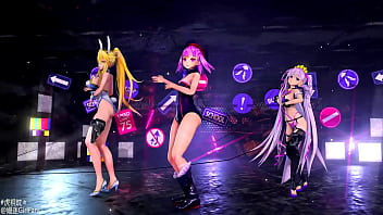 Preview 2 of Fuck Dad And Son - 【Fate MMD-R18】Shake it out BB (by 嫚迷GirlFans)