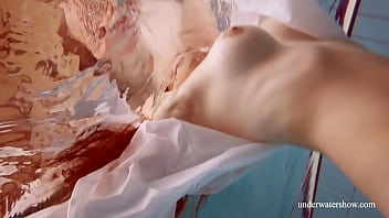 Preview 3 of Juliana Mom Son Sex - Big natural tits babe Lola underwater swimming