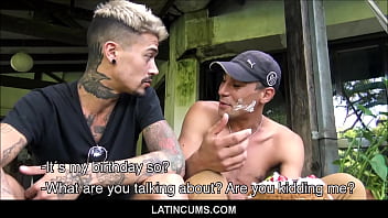 Preview 1 of Om Ponakan - LatinCums.com - Jock And Twink Latin Boys Orgy Outdoors