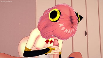 Preview 3 of Shemale Fairy Tail - Anya viste uniforme y esta lista para follar (hentai sin censura) (versi&oacute_n adulta)