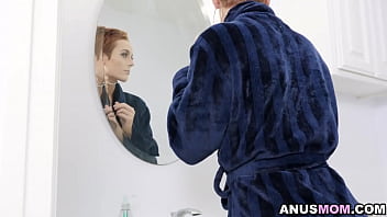 Preview 1 of Airi Ayumi - Redhead milf Sidra Sage is oblivious to the camera secretly stalking her every sexy move while she&#039_s pleasuring her juicy milf holes.