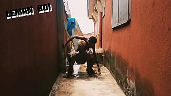 Preview 3 of Spender Toilet - Fuck my neighbor&#039_s daughter while bathing in public bathroom (outside)