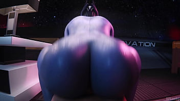 Preview 3 of Hd Big Ass Seduce - Liara&#039_s Big Booty Rides A Cock - (Spluckytama)