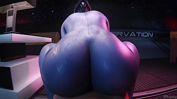 Preview 1 of Hd Big Ass Seduce - Liara&#039_s Big Booty Rides A Cock - (Spluckytama)