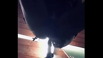 Preview 1 of Evelyn Lin Creampie Big Cock - Chastity Sissy Dripping Out Of Cage Riding BBC Dildo