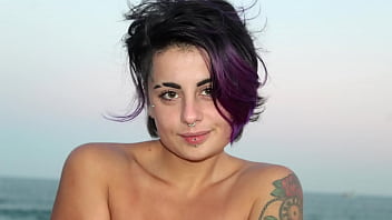 Preview 1 of Xxx Simas - beautiful tattooed woman with colored hair